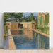 Maalauksen jäljennös Piscine, Etelä-Ranska - Sir John Lavery