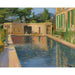 Maalauksen jäljennös Piscine, Etelä-Ranska - Sir John Lavery