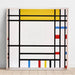 Maalauksen jäljennös Place de la Concorde - Piet Mondrian