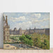 Maalauksen jäljennös Place du Carrousel, Pariisi - Camille Pissarro
