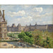 Maalauksen jäljennös Place du Carrousel, Pariisi - Camille Pissarro