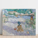 Plage de Nice de Berthe Morisot — teoksen seinäesittely