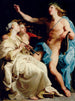 Apollon et les deux Muses - Pompeo Batoni — näkymä teoksesta