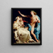 Apollon et les deux Muses - Pompeo Batoni — kehystetty taideteos seinällä