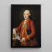Don José Moñino y Redondo, comte de Floridablanca - Pompeo Batoni — kehystetty taideteos seinällä
