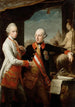 Keisari Joosef II ja Toskanan suurherttuus Pierre Léopold - Pompeo Batoni — näkymä teoksesta