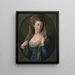 Portrait d'une femme traditionnellement identifiée comme Margaret Stuart Lady Hippisley - Pompeo Batoni — kehystetty taideteos seinällä