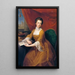 Lady Margaret Georgiana Poyntzin muotokuva - Pompeo Batoni — kehystetty taideteos seinällä