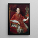 Paavin Pie VI muotokuva, Giovanni Angelo Braschi - Pompeo Batoni — kehystetty taideteos seinällä