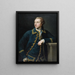 Portrait d'un homme en costume vert - Pompeo Batoni — kehystetty taideteos seinällä