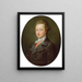 Portrait d'un gentleman (Case Conflict) - Pompeo Batoni — kehystetty taideteos seinällä