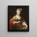 Portrait d'une dame traditionnellement identifiée comme Alexandra Evichovna Demidov dans le rôle de Cléopâtre - Pompeo Batoni — kehystetty taideteos seinällä