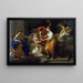 Cupidon ja Psychen avioliitto - Pompeo Batoni — kehystetty taideteos seinällä