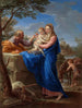 Le repos pendant la fuite en Égypte - Pompeo Batoni — näkymä teoksesta