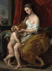 Venus silittelee Kupidonia - Pompeo Batoni — näkymä teoksesta