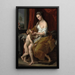 Venus silittelee Kupidonia - Pompeo Batoni — kehystetty taideteos seinällä