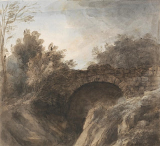 Pont au-dessus d'un profond ravin - Heneage Finch 4e comte d'Aylesford