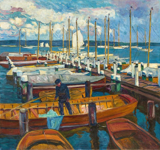 Ponton au Wannsee - Philipp Franck