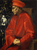 Portrait de Cosme de Médicis l'Ancien - Pontormo Jacopo Carucci — näkymä teoksesta