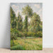Maalauksen jäljennös Poplars, Éragny - Camille Pissarro