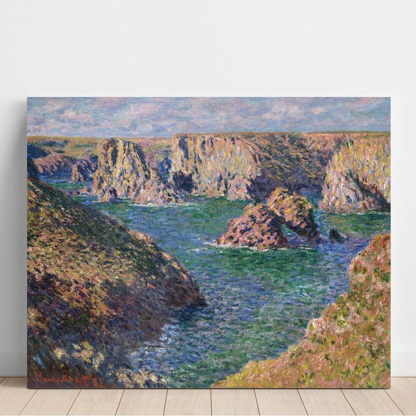 Maalauksen jäljennös Port-Domois, Belle-Île - Claude Monet