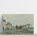 Maalauksen jäljennös Port-Marly maalaus ennen tulvaa - Alfred Sisley