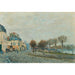Maalauksen jäljennös Port-Marly maalaus ennen tulvaa - Alfred Sisley
