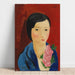 Maalauksen jäljennös Portrait - Moïse Kisling