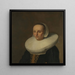 Portrait d'Anna van der Does 1609-1650 - Paulus Hennekyn — kehystetty taideteos seinällä