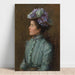 Maalauksen jäljennös Portrait d'Elisabeth Sophia Maria (Betsy) Cavalini - Piet Mondrian