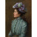 Maalauksen jäljennös Portrait d'Elisabeth Sophia Maria (Betsy) Cavalini - Piet Mondrian