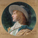 Portrait Maalaus Émile Dehelly 1871-1969 jäsenenä Comédie-Française -roolissa Acaste Misanthrope - Louis Douard Fournier — esillä sisätilassa