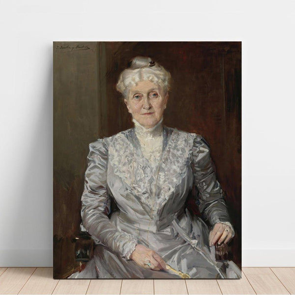 Maalauksen jäljennös Portrait d'Emily Perkins - Joaquín Sorolla