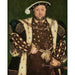 Maalauksen jäljennös Henry VIII:n, Englannin kuninkaan, muotokuva - Hans Holbein nuorempi