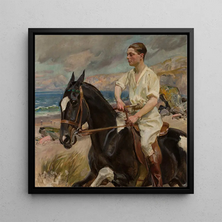 Wojciech Kossak - Portrait of Herthier de Boislambert on horseback.webp