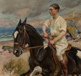 Wojciech Kossak - Portrait of Herthier de Boislambert on horseback.webp