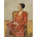Maalauksen jäljennös Olga Neubergin muotokuva - Max Liebermann
