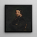 Portrait d'homme - Francesco Hayez — kehystetty taideteos seinällä
