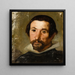 Portrait d'un homme - Suiveur de Diego Velázquez — kehystetty taideteos seinällä