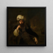 Portrait d'un homme en tenue orientale - Christian Wilhelm Ernst Dietrich — kehystetty taideteos seinällä
