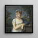 Portrait d'une Femme Près d'une Balustrade - Jean-Baptiste-Jacques Augustin — teoksen seinäesittely