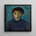 Portrait d'une Fille - Alexander Kanoldt — kehystetty taideteos seinällä