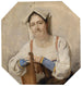 Portrait d'une Italienne - Carl Probst — näkymä teoksesta