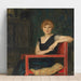 Maalauksen jäljennös Portrait d'une dame - Franz von Stuck