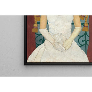 Portrait d'une dame en blanc - Frida Kahlo | Reproduction Tableau Décoration murale affiche copie