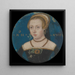 Portrait d'une dame inconnue - Lucas Horenbout — kehystetty taideteos seinällä