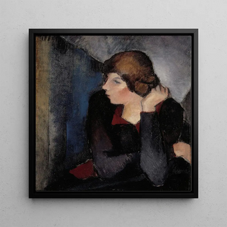 Portrait d'une femme - Alvar Cawn