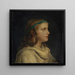 Portrait de fille de profil - Albert Anker — kehystetty taideteos seinällä