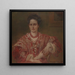 Portrait de Dorothea A. Dreier - Walter Shirlaw — kehystetty taideteos seinällä