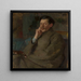Portrait de Franciszek Mczyski 1874-1947, architecte - Olga Boznanska — kehystetty taideteos seinällä